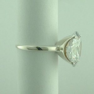 Sterling Silver CZ Ring -498