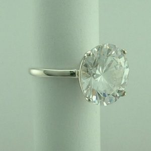 Sterling Silver CZ Ring -500