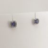 9ct Iolite and Diamond Earrings -0
