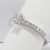 18ct White Gold Princess cut Diamond Ring -1512
